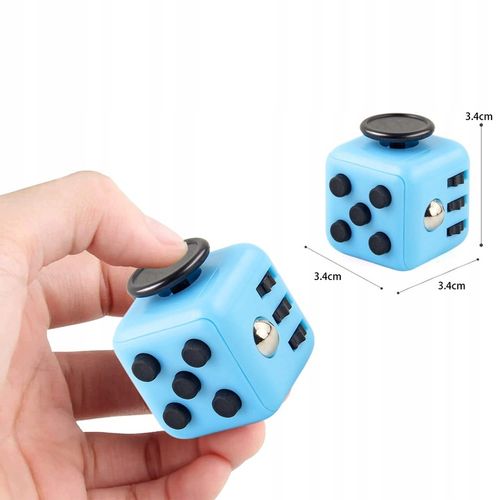 4X HAND CUBE KOSTKA ANTYSTRESOWA FIDGET CUBE TOYS przyciski pokrętła w dłoń na Arena.pl