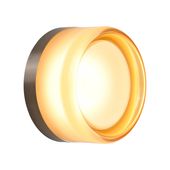 Lampa ścienna CANDY LED 13,5 cm - bursztynowa