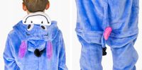 Piżama dziecięca kigurumi strój prezent kombinezon ciepła osiołek 122 128