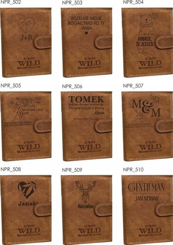 Portfel grawerowany SKÓRZANY podziękowanie prezent na Arena.pl