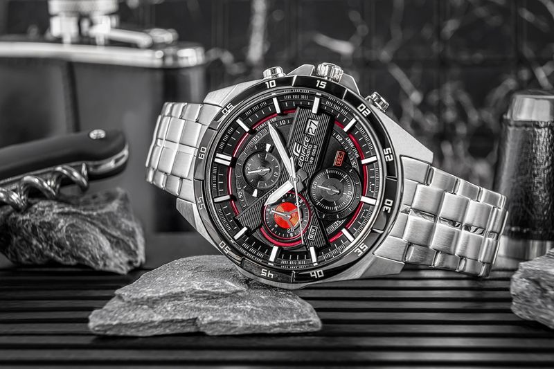 zegarek męski casio edifice efr-556db-1avuef + box zdjęcie 5