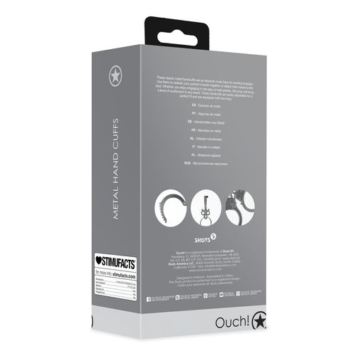 metal hand cuffs   silver na Arena.pl