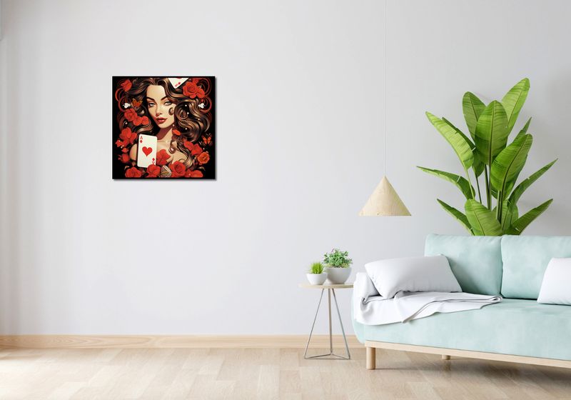 Plakat 60x60cm Różany Hazard zdjęcie 4