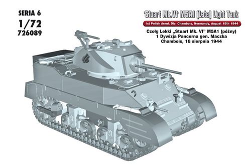 Model do Sklejania Czołg Stuart Mk.VI M5A1 na Arena.pl