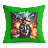PODUSZKA ZIELONA PREZENT - MOTOR MOTOCYKL