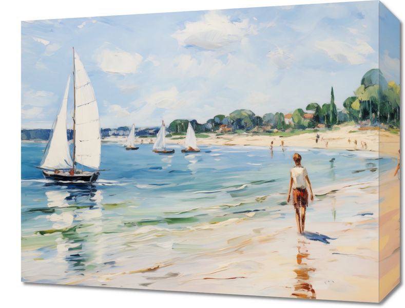 Obraz 50x40cm Życie na Brzegu zdjęcie 1