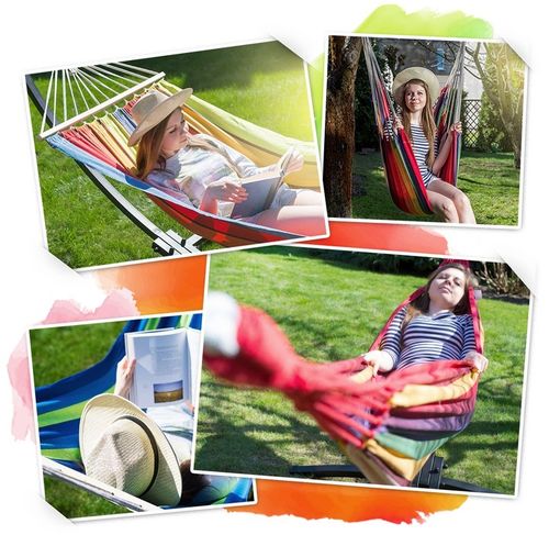 HAMAK BUJAK OGRODOWY DUŻY 200x160cm Sofotel na Arena.pl