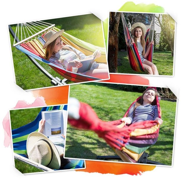 HAMAK BUJAK OGRODOWY DUŻY 200x160cm Sofotel zdjęcie 16