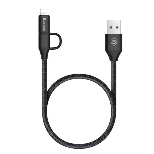 Kabel 2w1 micro USB +Lightning Iphone Baseus Yiven na Arena.pl