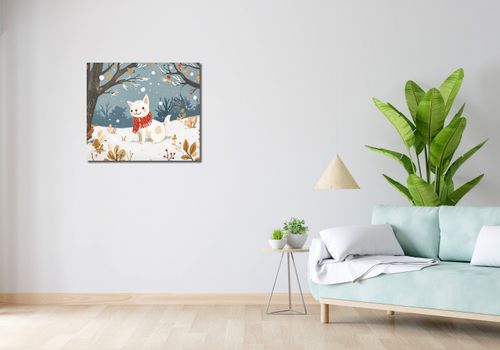 Obraz 70x60cm Śnieżny Kompan na Arena.pl