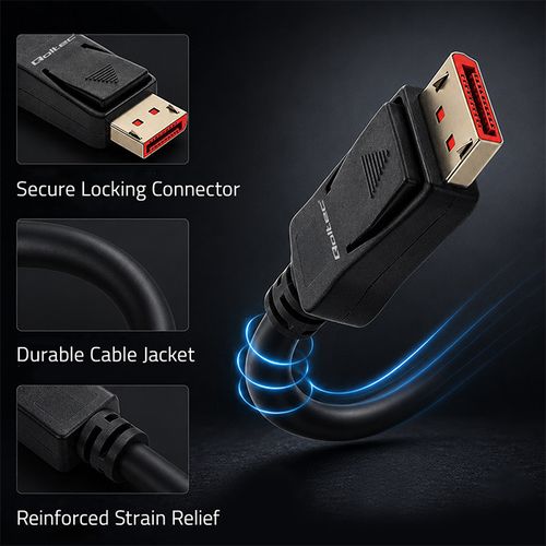 Qoltec Kabel DisplayPort 2.1 8K 2 m na Arena.pl