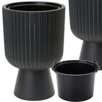 Doniczka okrągła na nóżce 40cm Gazon Donica Osłonka z wkładem