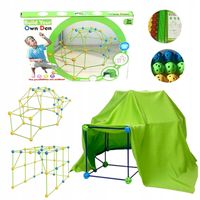 NAMIOT BAZA KLOCKI SŁOMKI KONSTRUKCYJNE KREATYWNE