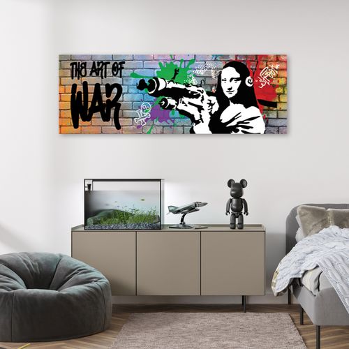 Obraz na płótnie, Banksy Mona Lisa i Bazooka na Arena.pl