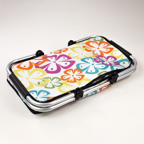 Kosz Termiczny Na Zakupy Piknikowy Duży 30 Litrów Kwiaty na Arena.pl