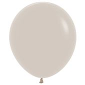 Balony lateksowe biały piasek 45 cm