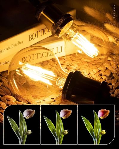 Żarówka LED E27 Vintage Edison 2700K 4W Ciepła Biel Zestaw 4 Sztuki na Arena.pl