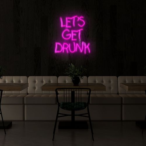 Napis LED Let's Get Drunk na Arena.pl