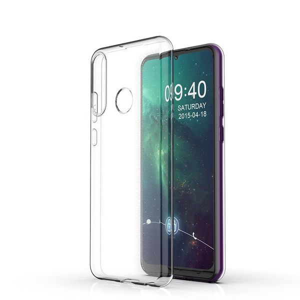 Etui Huawei Y6P Back Żel Transparentne zdjęcie 5