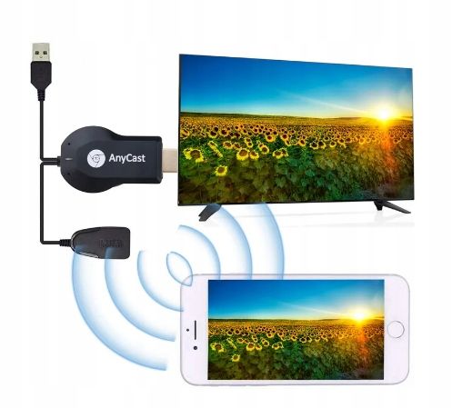 ADAPTER DO TELEWIZORA STREAMING DONGLE SMART HDMI WIFI DLNA ANYCAST na Arena.pl