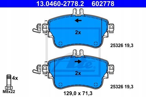 TARCZA HAM PRZOD 280X25 V ATE na Arena.pl
