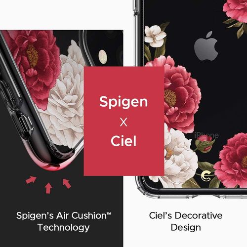Spigen CIEL iPhone 11 czerwony FLORAL na Arena.pl