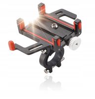 ALUMINIOWY UCHWYT ROWEROWY NA TELEFON KIEROWNICĘ DO ROWERU 4,7"-6,8" ROWER