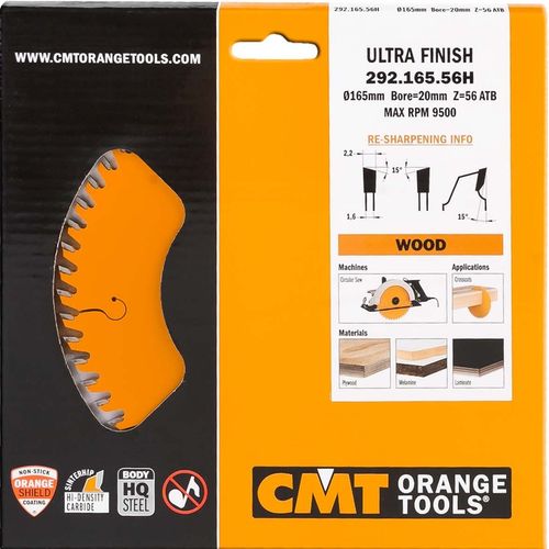 CMT Piła Tarczowa Do Drewna Laminatu 165x20mm 56z na Arena.pl