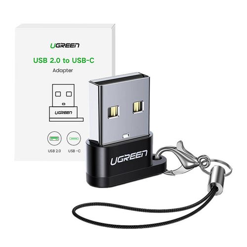 Adapter USB UGREEN US280 USB-C do USB-A 2.0 (czarny) na Arena.pl