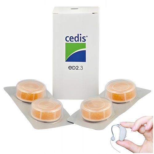 Kapsuły Osuszające CEDIS eD2.3 Zestaw 4 Sztuk do Aparatów Słuchowych na Arena.pl