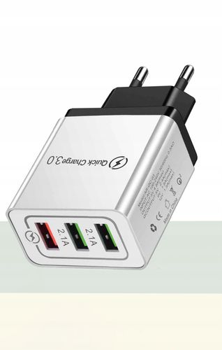 SZYBKA ŁADOWARKA SIECIOWA USB QUICK CHARGE 3.0 na Arena.pl