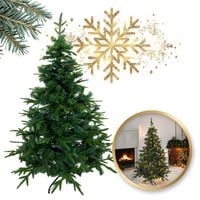 duża choinka sztuczna pe+pcv jak żywa świerk 150 cm gęsta cho05