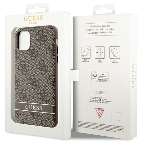 Etui Guess do iPhone 11, iPhone XR, Brązowy zdjęcie 8
