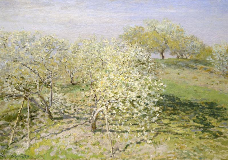 Plakat 100x70cm Spring, Monet Vintage do Salonu zdjęcie 1