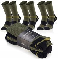 3-PAK SKARPETY TAKTYCZNE WOJSKOWE MUNDUROWE ŚCIĄGACZ BEZUCISKOWY WYTRZYMAŁE