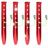 ALUMINIOWE ŚLEDZIE KOŁKI DO NAMIOTU 31 CM 4SZT