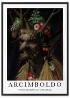 Plakat w ramce giuseppe arcimboldo ent 50x70 cm w czarnej ramie