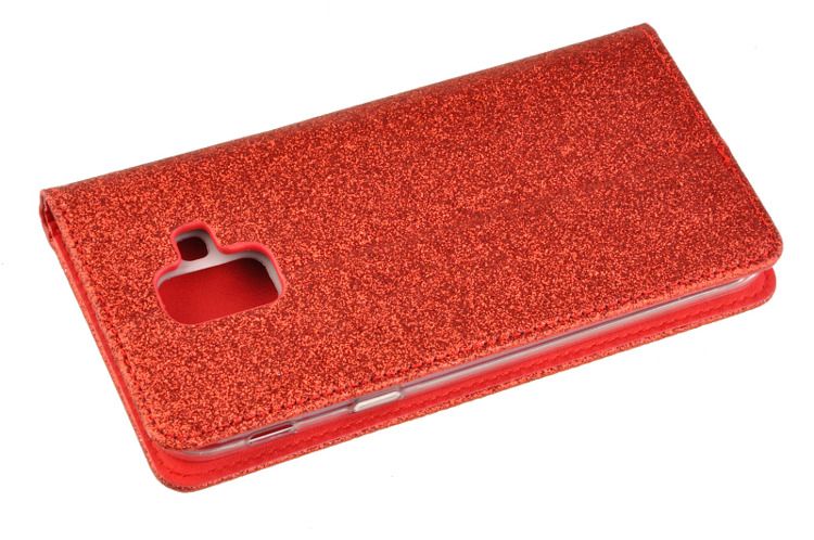 Etui Smart Brokat do SAMSUNG GALAXY A6 2018 A600 czerwony zdjęcie 5