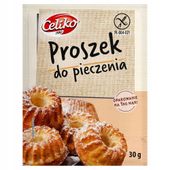 Celiko PROSZEK DO PIECZENIA BEZGLUTENOWY bez glutenu 30g na 1KG mąki