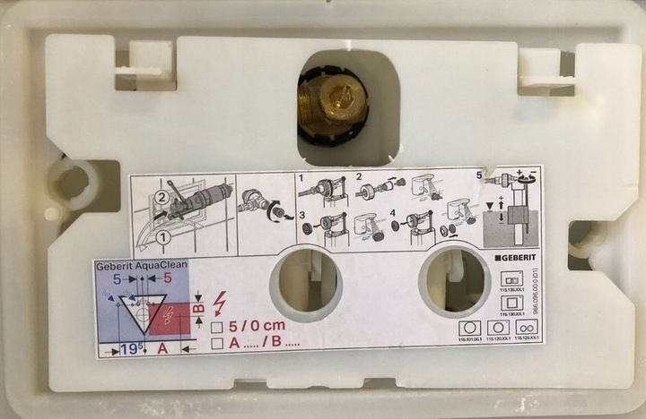 GEBERIT PRZYCISK URUCHAMIAJĄCY DELTA20 zdjęcie 1