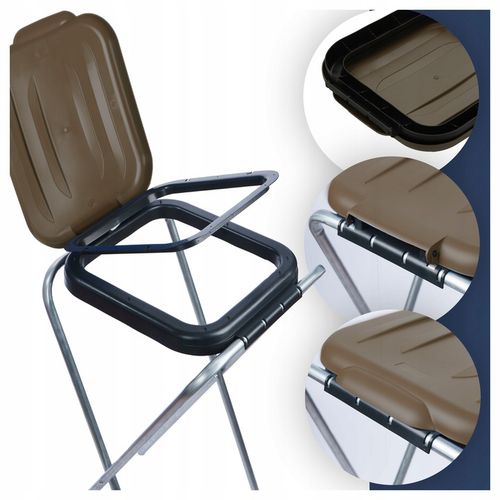 STOJAK NA WORKI DO SEGREGACJI ŚMIECI STELAŻ KOSZ 1 STANOWISKA NA ŚMIECI na Arena.pl