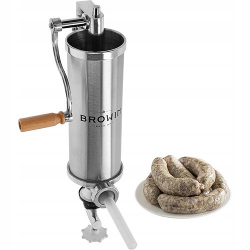 PIONOWA NADZIEWARKA DO KIEŁBAS BROWIN STAL NIERDZEWNA 311007 4 lejki 2,5 kg na Arena.pl