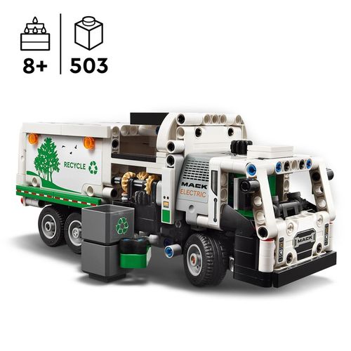Lego TECHNIC 42167 Śmieciarka Mack LR Electric na Arena.pl