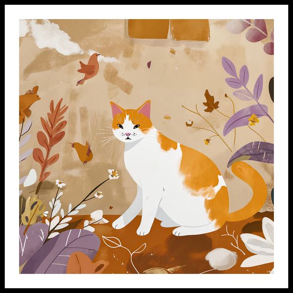 Plakat 80x80cm Pospolita Krasa zdjęcie 3
