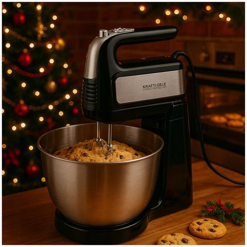 MIKSER Z MISĄ RĘCZNY WIELOFUNKCYJNY ROBOT KUCHENNY 1000W TURBO 5 na Arena.pl