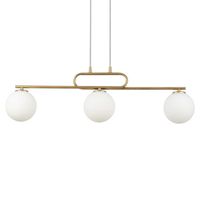 Lampa nad stół zwisowa Tes 33633 Sigma molekuły kule szklana złota