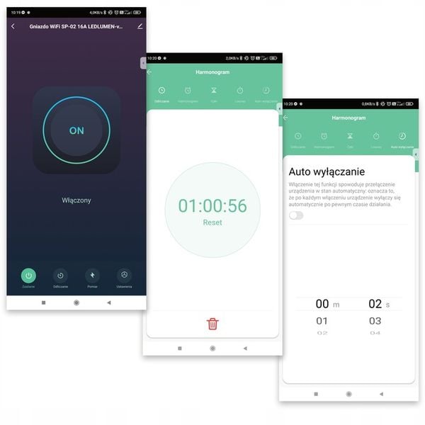 Inteligentne Gniazdko Programator Czasowy Watomierz Bolec WIFI TUYA zdjęcie 6