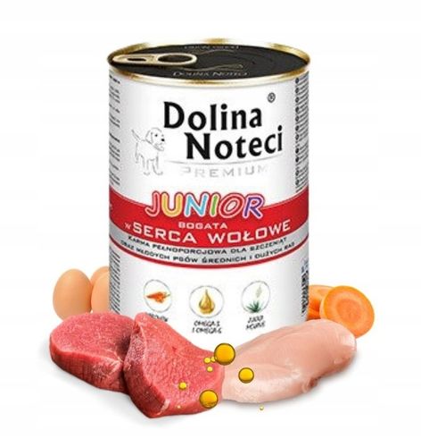 DOLINA NOTECI Premium Mokra karma JUNIOR MIX 4 smaków 12x400g na Arena.pl