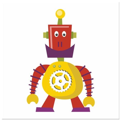 Obraz Drukowany 40X40 Długoręki Robot na Arena.pl
