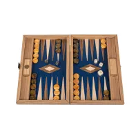 Luksusowy Backgammon Manopoulos – Orzech Amerykański – 30 x 20 cm
